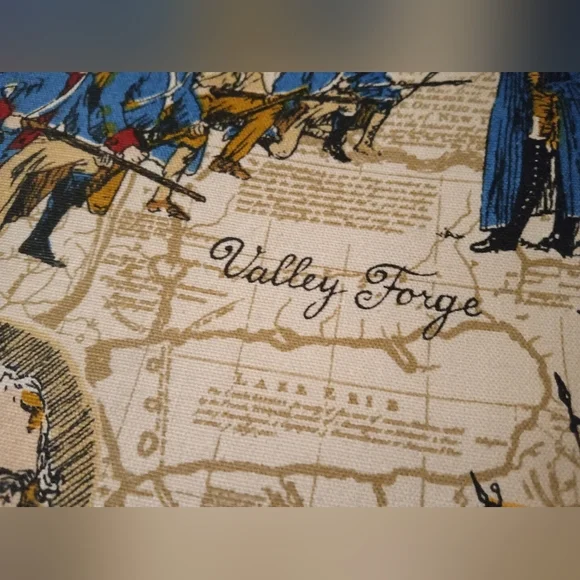 Handmade antique/vintage possibly silk Margaret Smith Patriotic bag - Picture 6 of 16